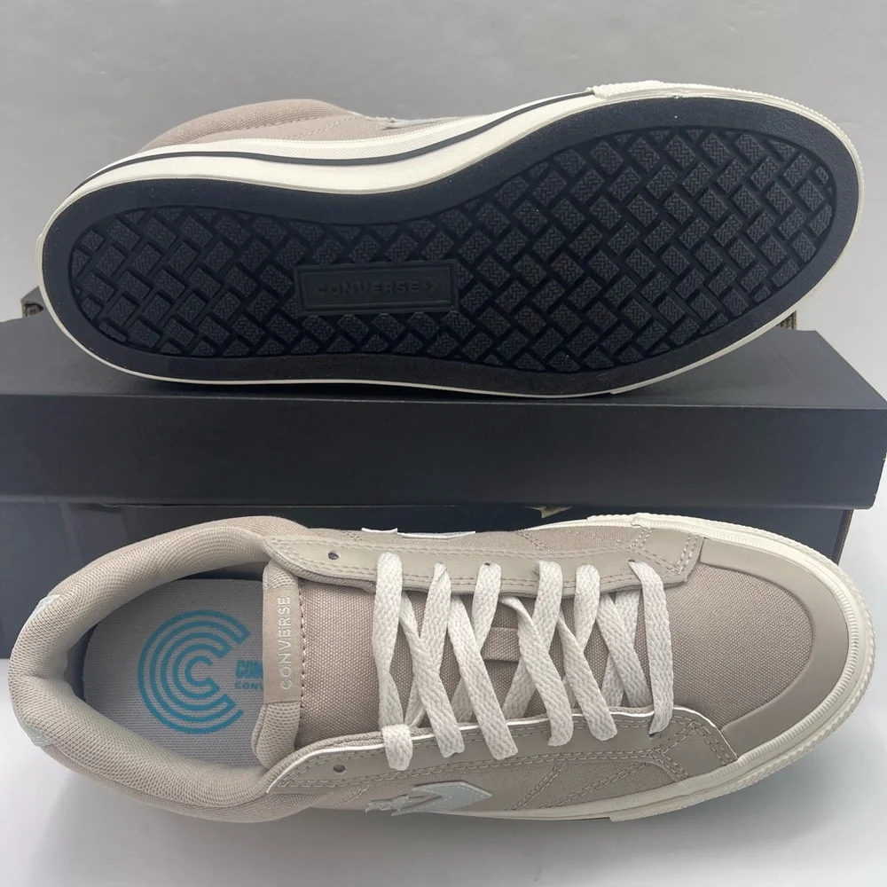 CONVERSE Men's A13223F
SPORT CASUAL OX PAPYRUS/RAINWASHED GREY/EGRET Sneakers - Picture 3 of 16